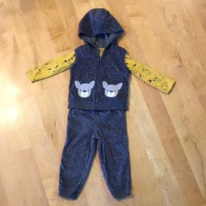 Just One You by Carter's Fleece Puppy Dog Set